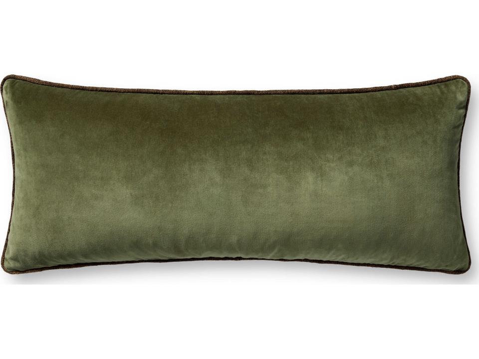 Chris Loves Julia Liza Dark Green Pillow