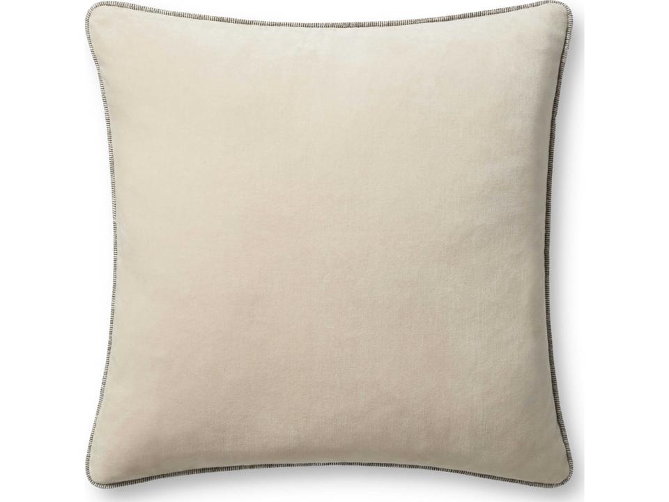 Chris Loves Julia Liza Ivory Pillow