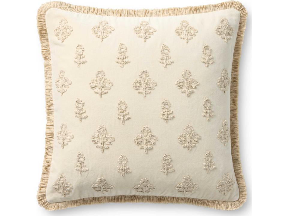 Chris Loves Julia Darla Ivory Pillow