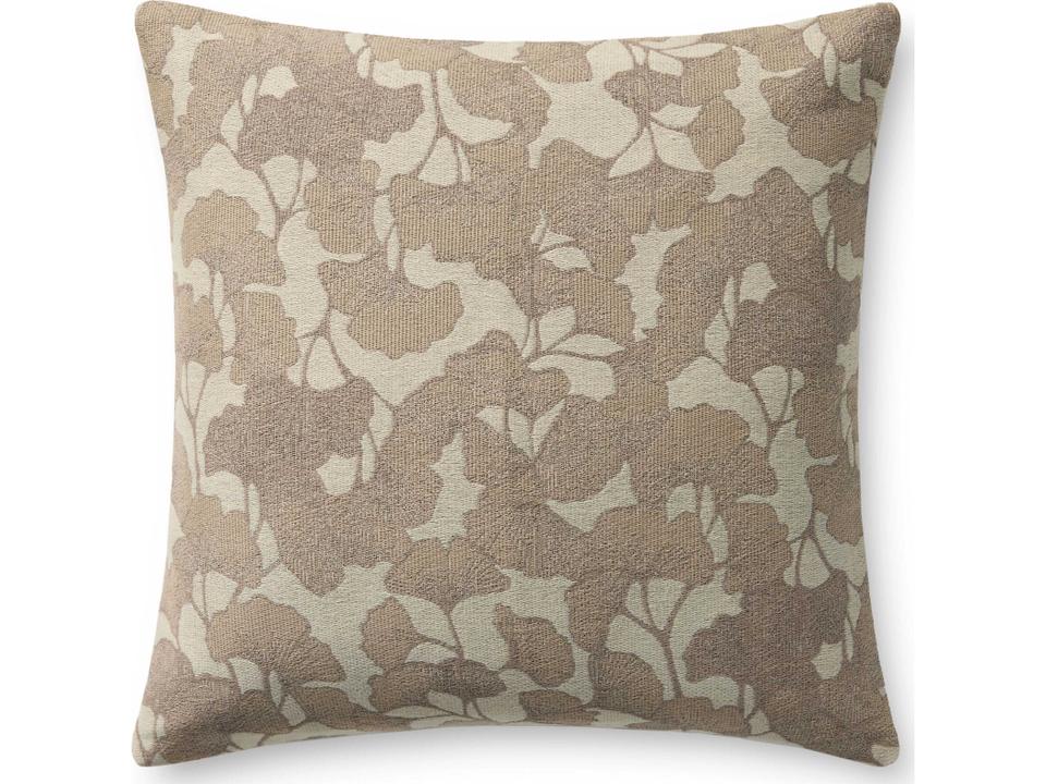 Chris Loves Julia Fawn Ivory Silver Pillow