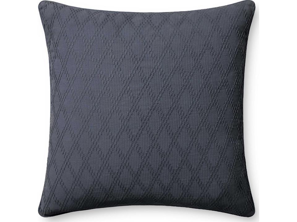Chris Loves Julia Cary Blue Pillow