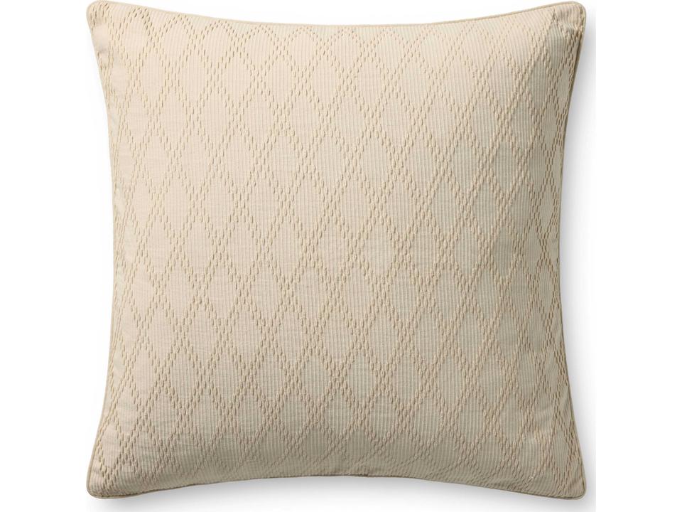 Chris Loves Julia Cary Ivory Pillow
