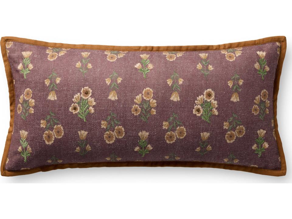 Chris Loves Julia Posie Wine Multi Pillow