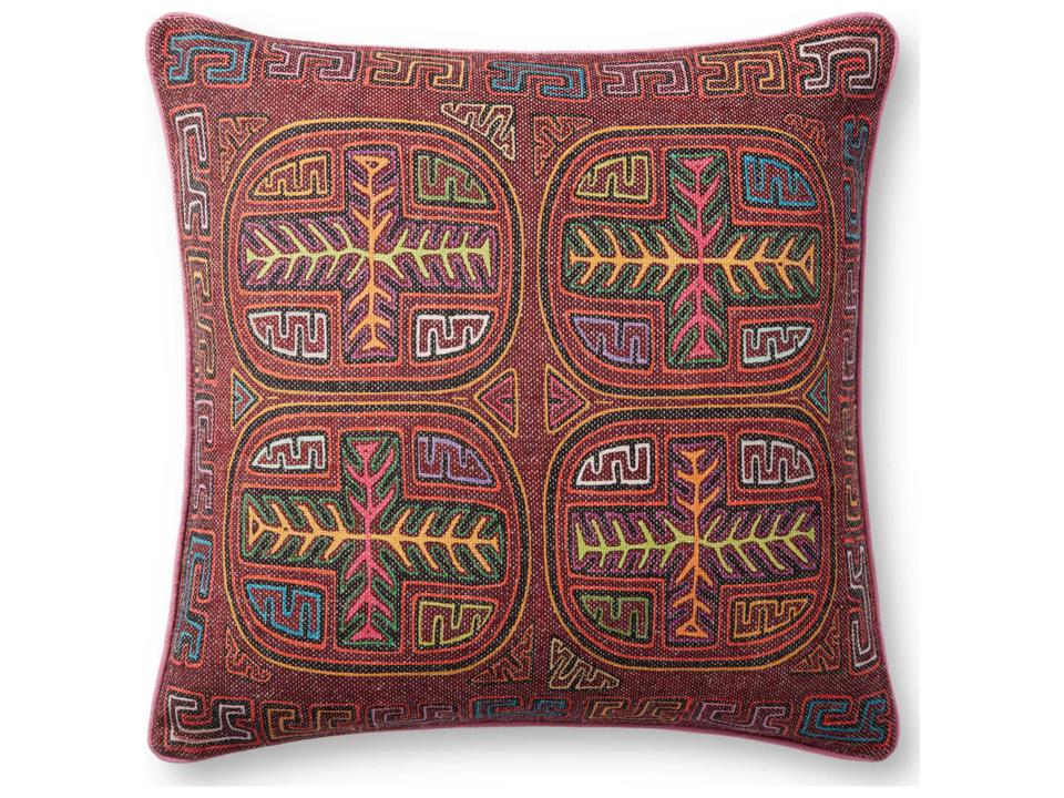 Berry / Multi 22" x 22" Pillow