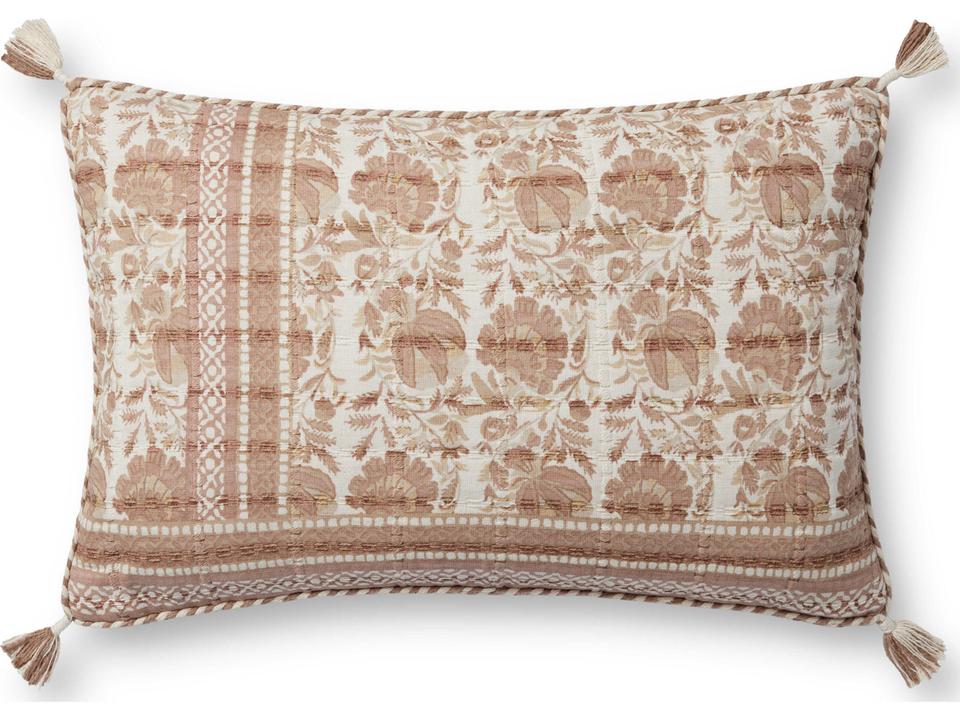 Blush / Ivory Pillow