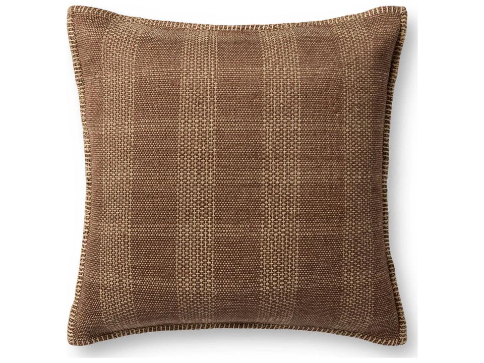 Brown Tan 20" x 20" Pillow