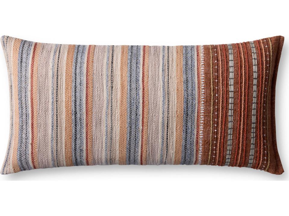 Rust Multicolored 27" x 12" Pillow
