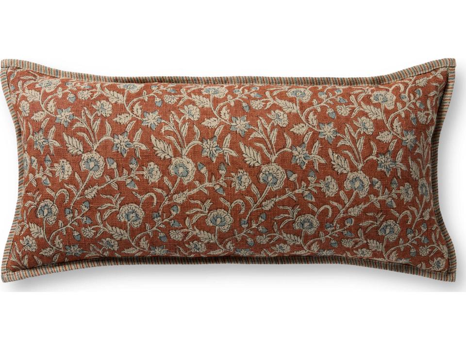 Brick / Multi Pillow