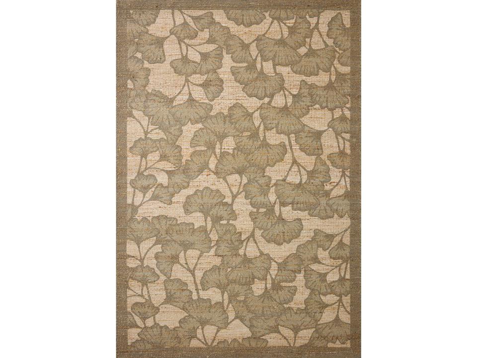 Chris Loves Julia Rue Bordered Handwoven Area Rug Olive Sage