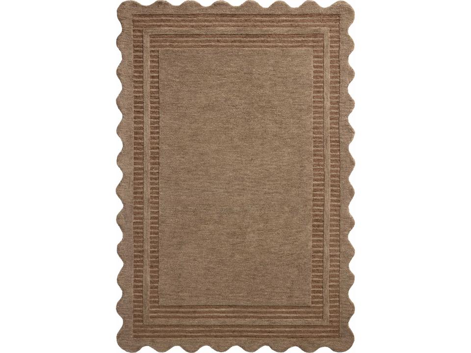 Scottie Collection Hand-Tufted Area Rug in Mocha Clay