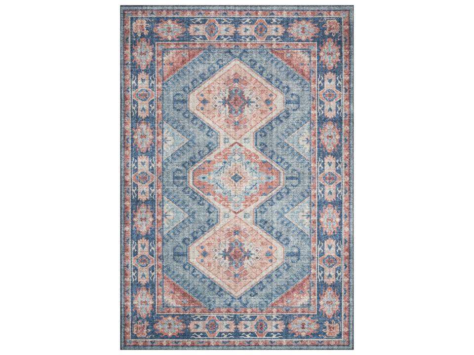 Skye Bordered Power-Loomed Polyester Area Rug