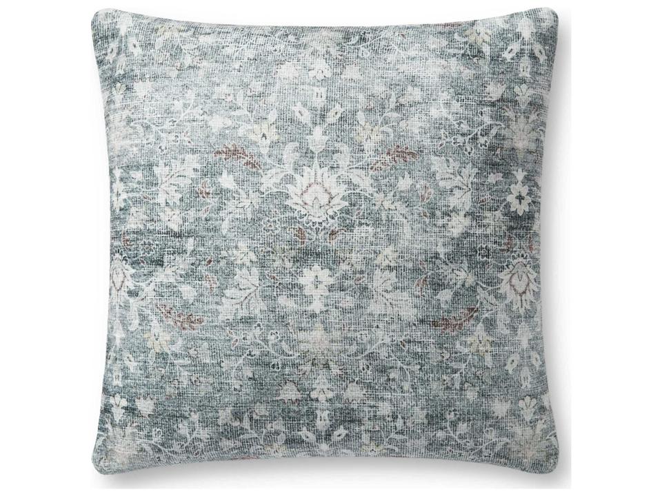 Grey / Ivory 18" x 18" Chris Loves Julia Pillow