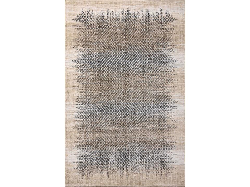 Wyatt Abstract Power Loomed Area Rug in Stone Beige