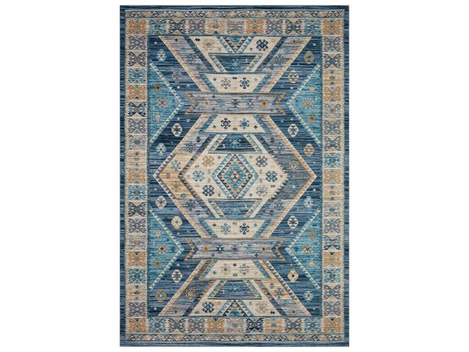 Zion Bordered Runner Area Rug