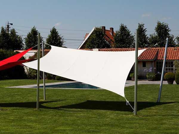 Umbrosa Ingenua 13 Foot Square Anodized Aluminum Shade Sail