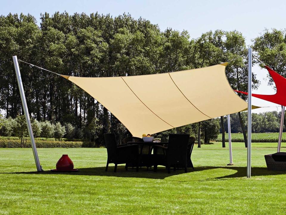 Ingenua 10 Foot Square Anodized Aluminum Shade Sail
