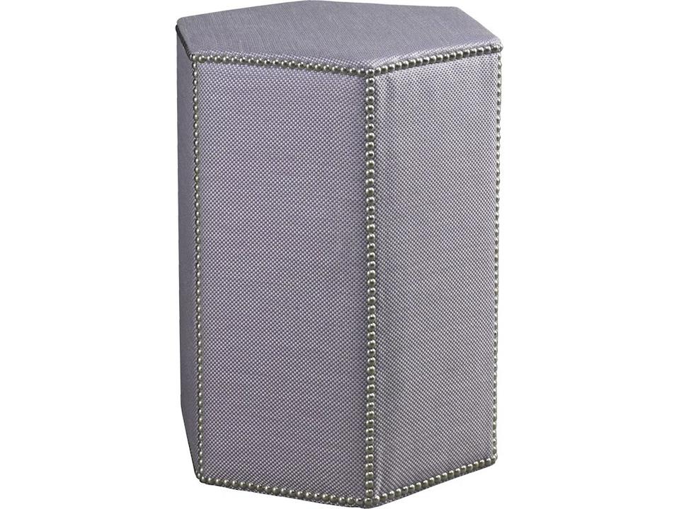 Oscar Upholstered Leather Bar Stool with Nailhead Trim