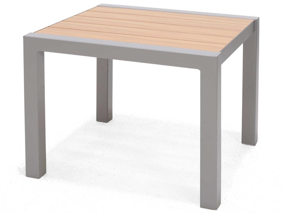 Panama Simply Grey Aluminum Rectangular Coffee Table