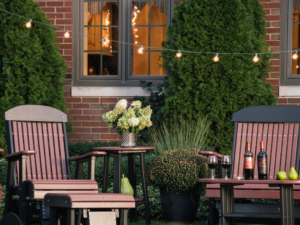 Recycled Plastic Patio Lounge Set