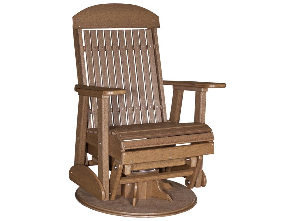 Recycled Plastic Classic Swivel Glider Chair