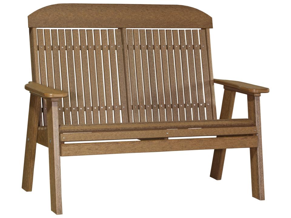 Recycled Plastic Classic Outdoor Patio Bench