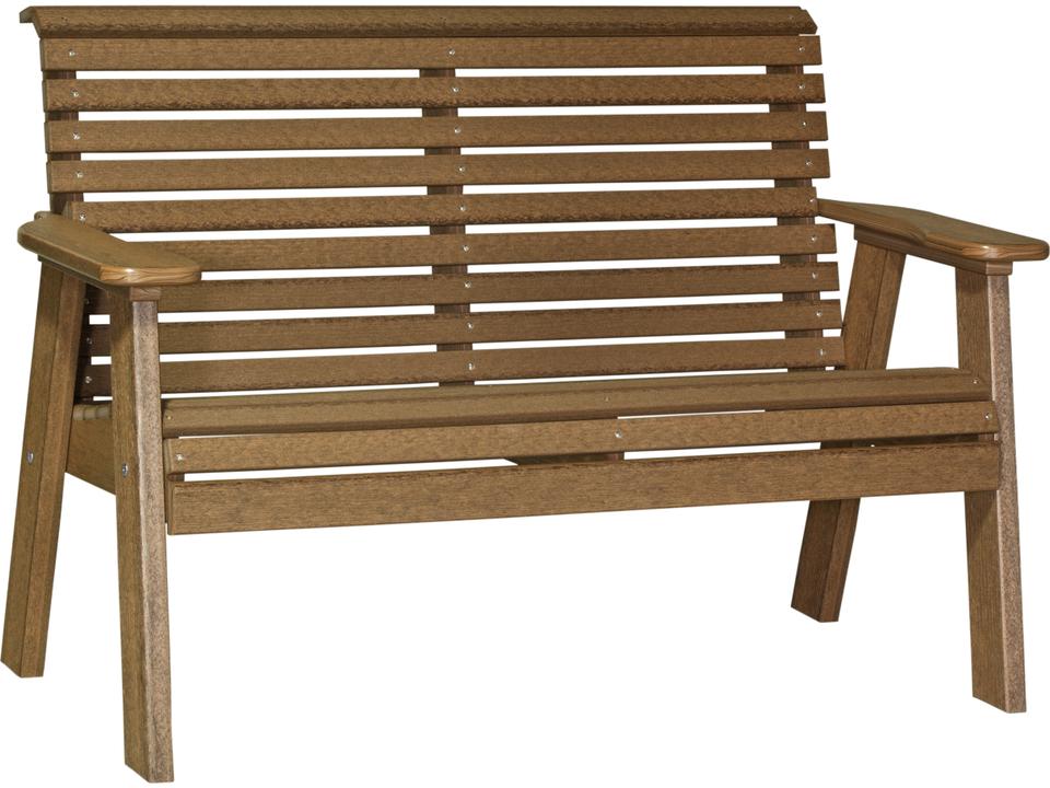 Recycled Plastic Plain Patio Bench