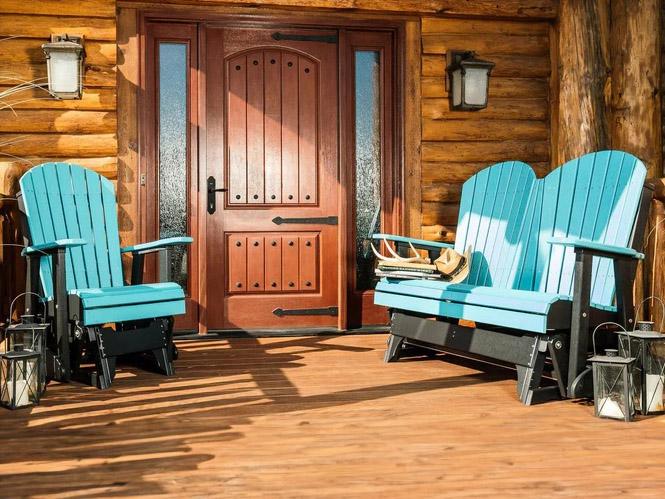 Adirondack Recycled Plastic Outdoor Lounge Set