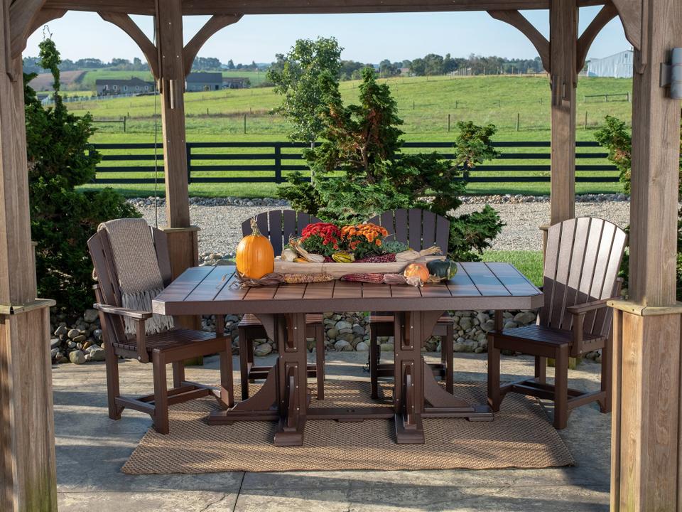 Recycled Plastic Outdoor Patio Dining Set