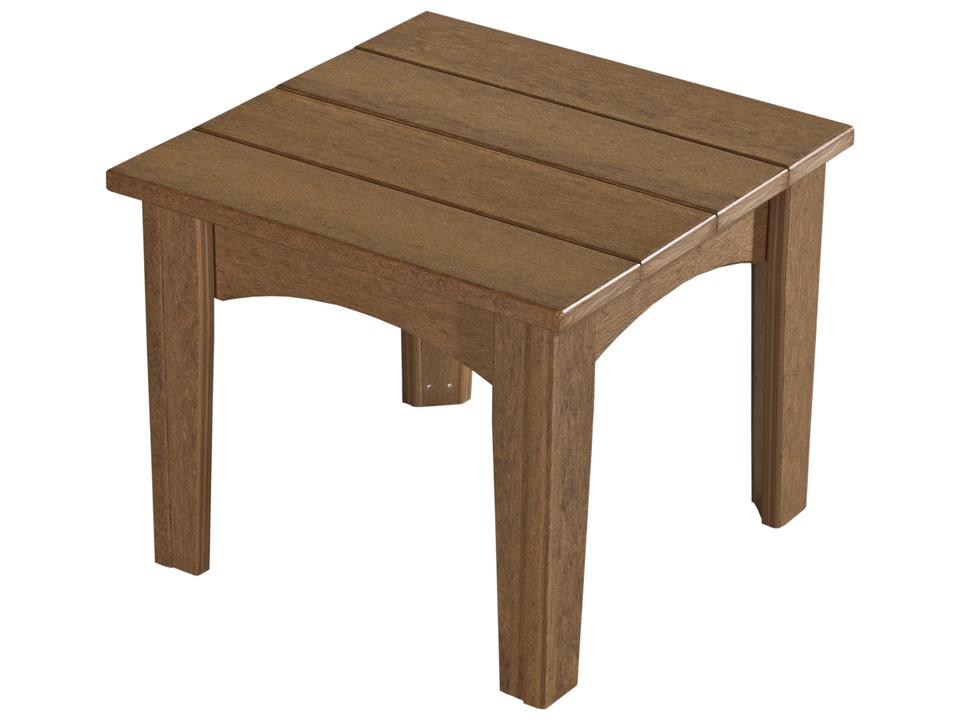 Island Outdoor End Table Poly Lumber Weather Resistant