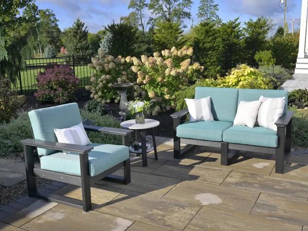 Lanai Recycled Plastic Cushion Outdoor Lounge Set