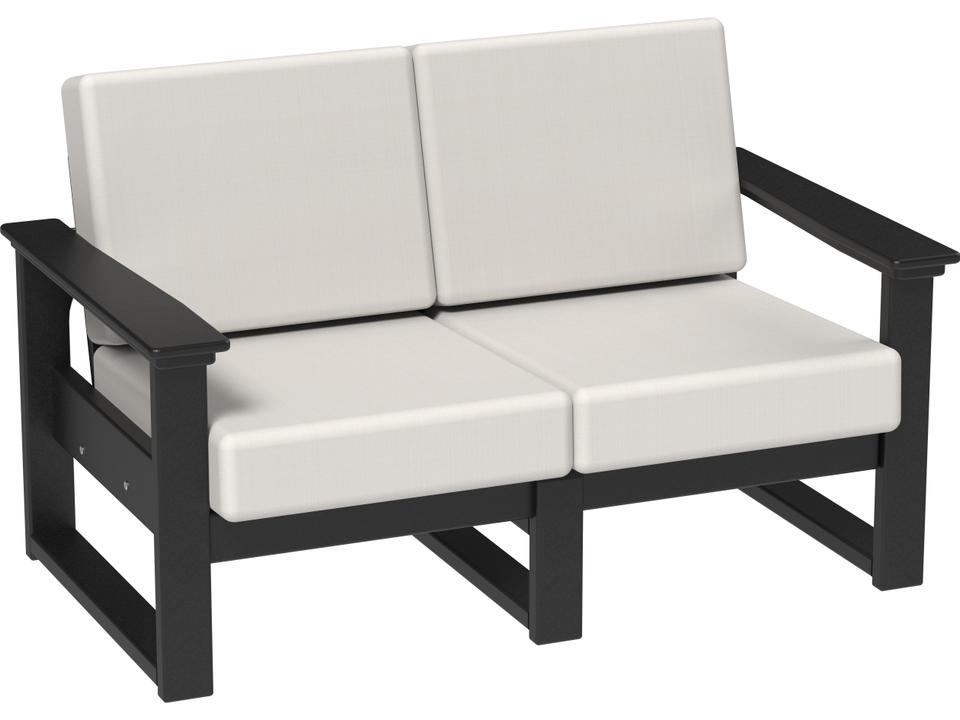 Lanai Deep Seating Recycled Plastic Outdoor Loveseat