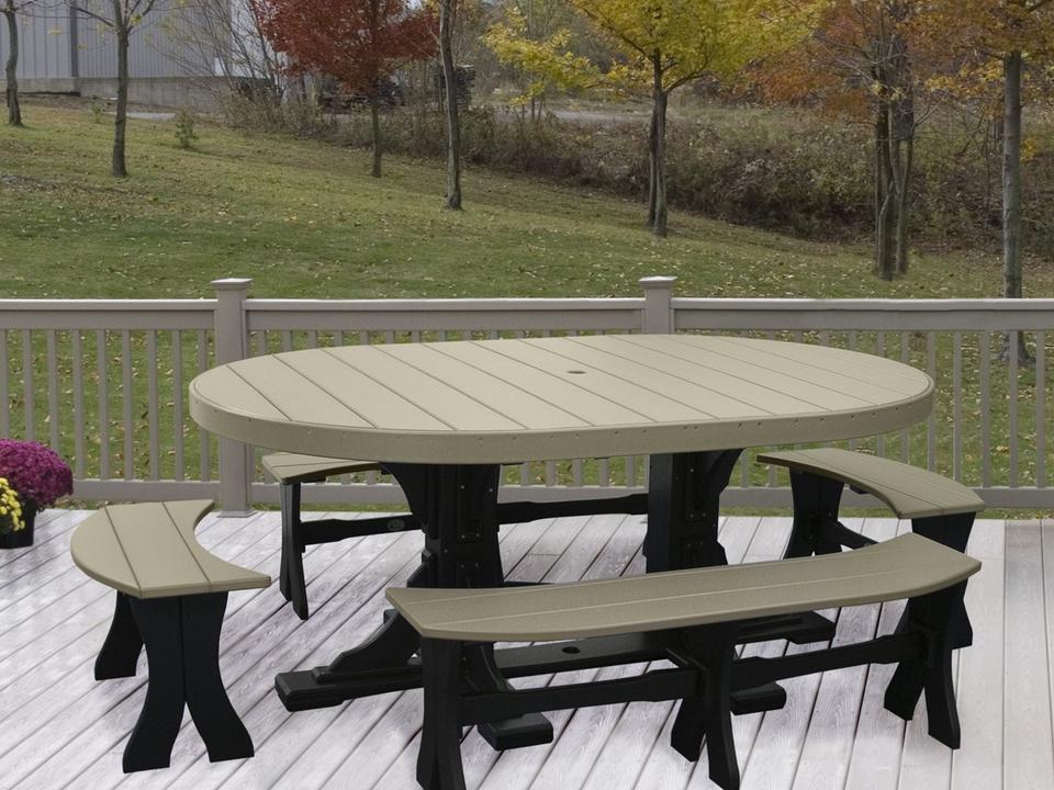 Recycled Plastic Outdoor Dining Set
