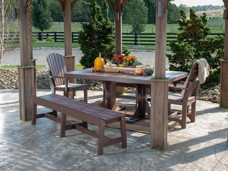 Recycled Plastic Outdoor Patio Dining Set