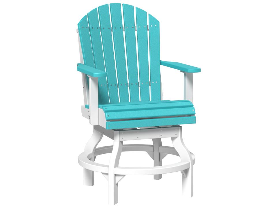 Recycled Plastic Adirondack Swivel Counter Height Chair