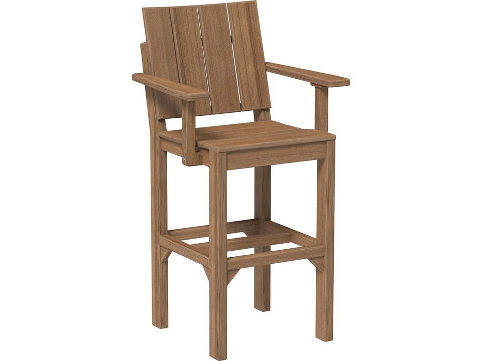Urban Recycled Plastic Bar Height Arm Chair