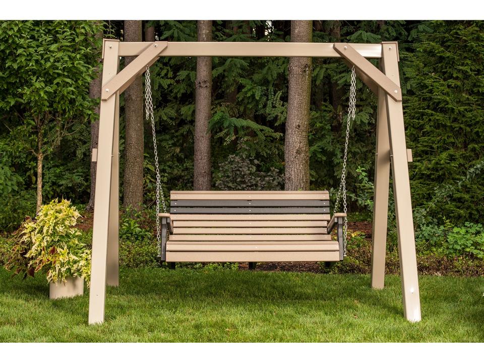 Recycled Plastic Outdoor Swing Set