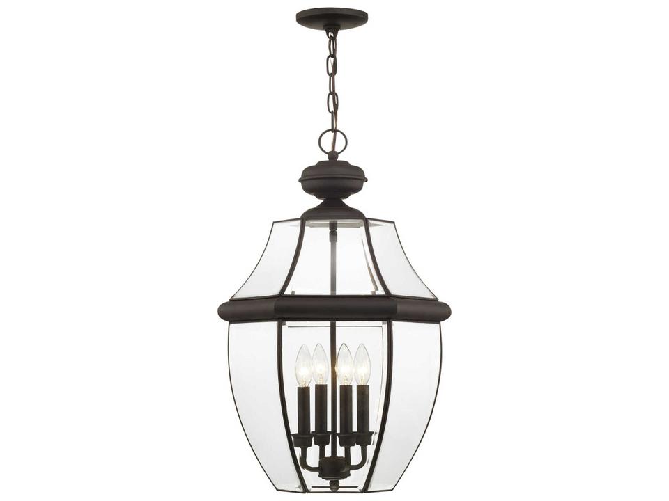 Monterey 4-Light Outdoor Pendant Light in Bronze