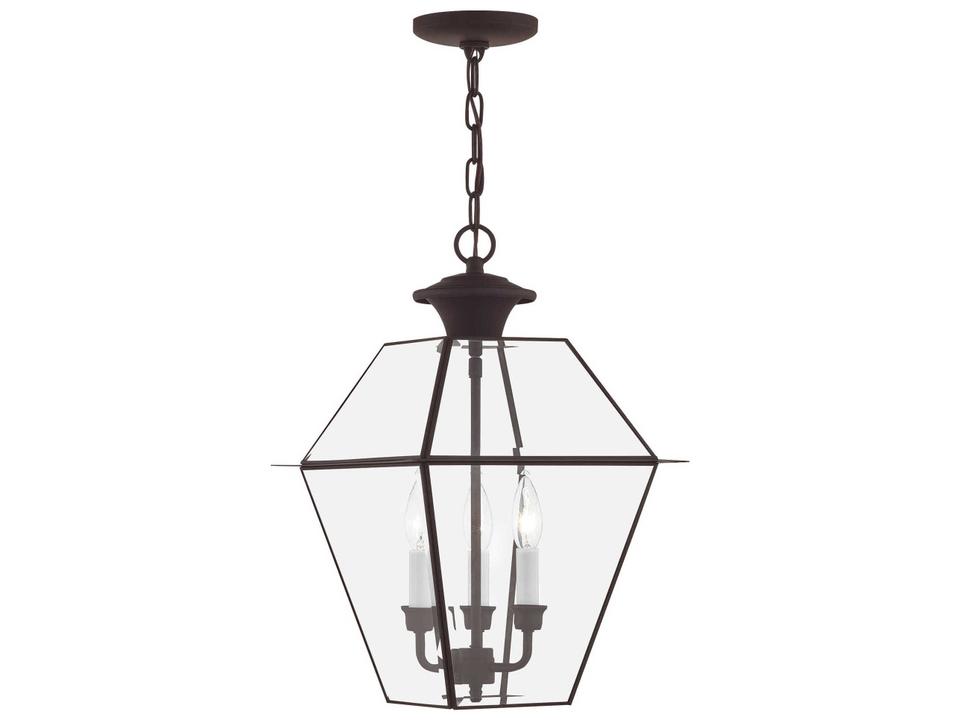 Westover 3-Light Outdoor Hanging Light in Bronze