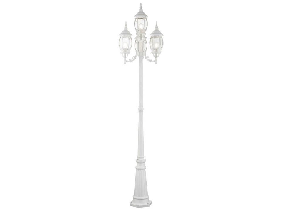 Frontenac 4-Light Outdoor Post Light in Textured White