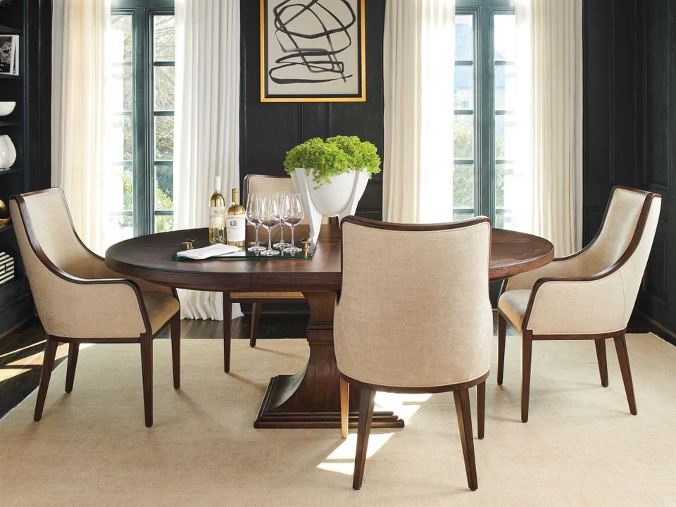 Silverado Walnut Wood Dining Room Set