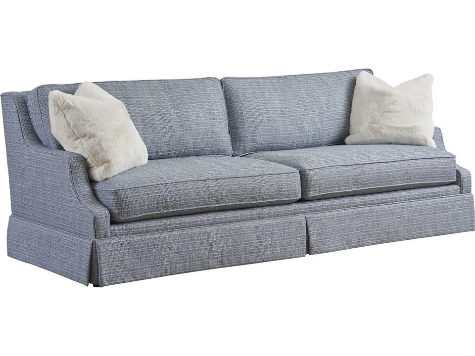 Rendezvous Barnaby Upholstered Sofa with Track Arms and Throw Pillows