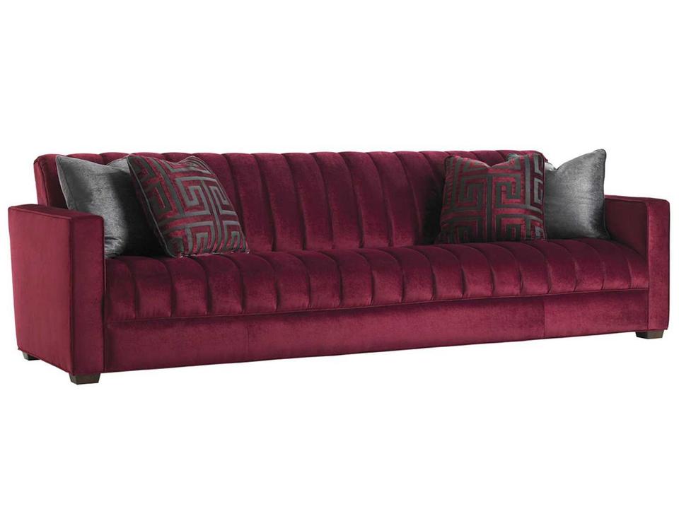 Tower Place Hancock Upholstered Sofa with Channel Back Design