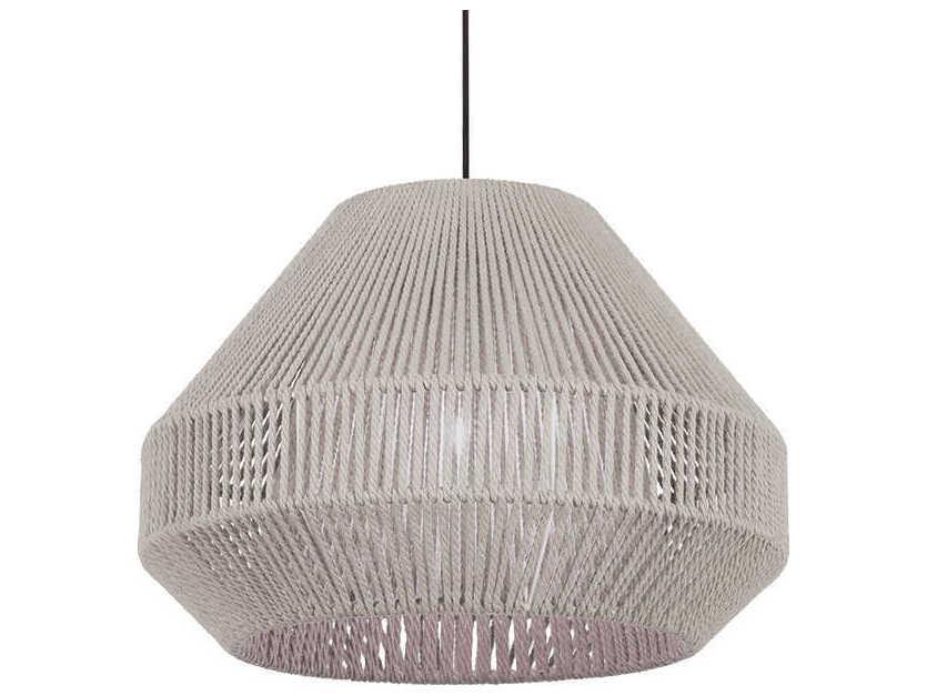Acapulco 1-Light Black Gray Pendant
