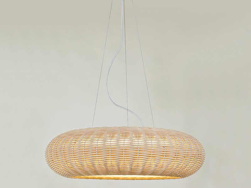 Niuet 1-Light White Brown Pendant