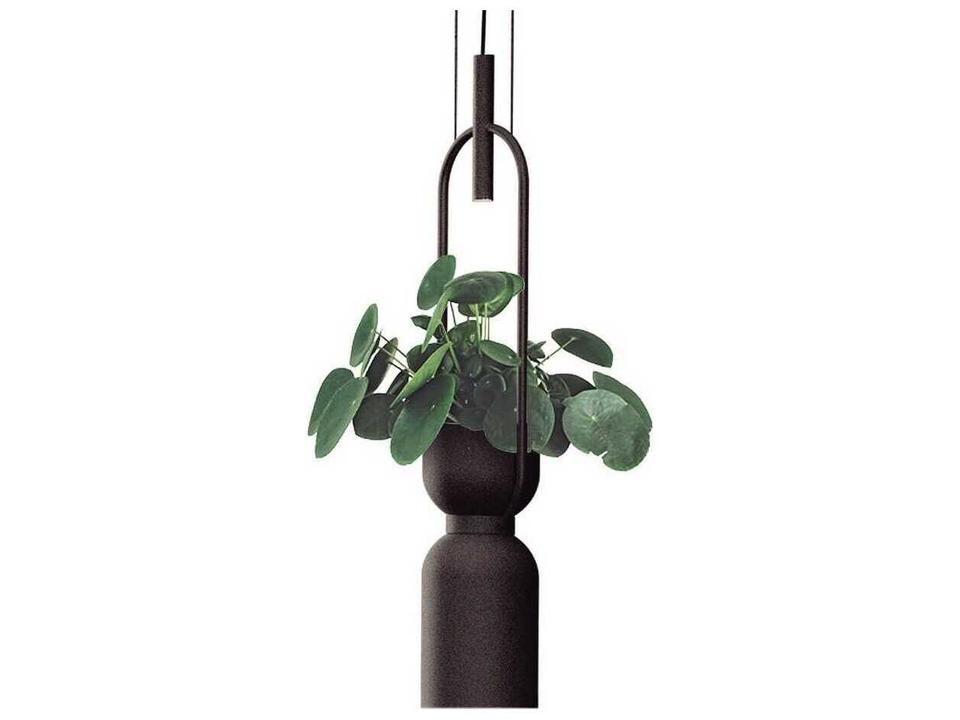 Oxygen 2-Light Black Cylinder Mini Pendant