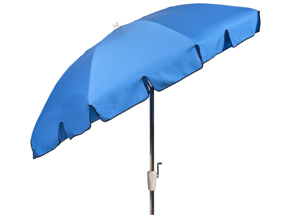 7.5 Foot 8-Rib Aluminum Double V Cut Patio Umbrella