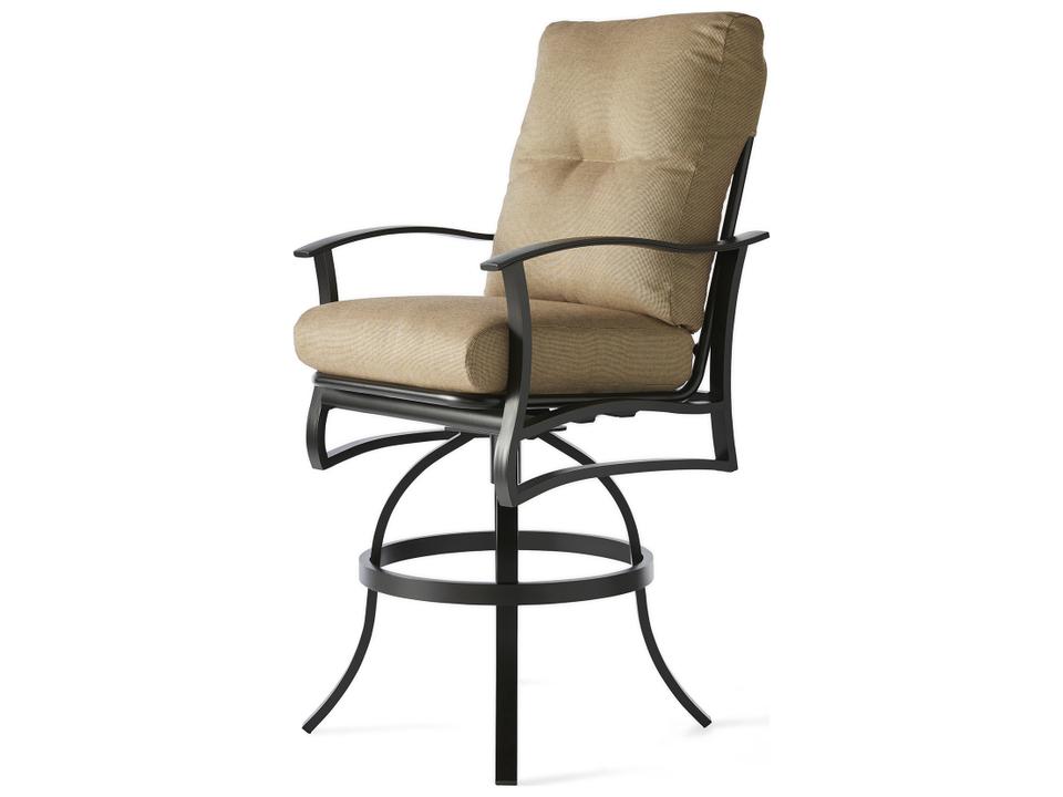 Albany Aluminum Cushion Swivel Bar Stool