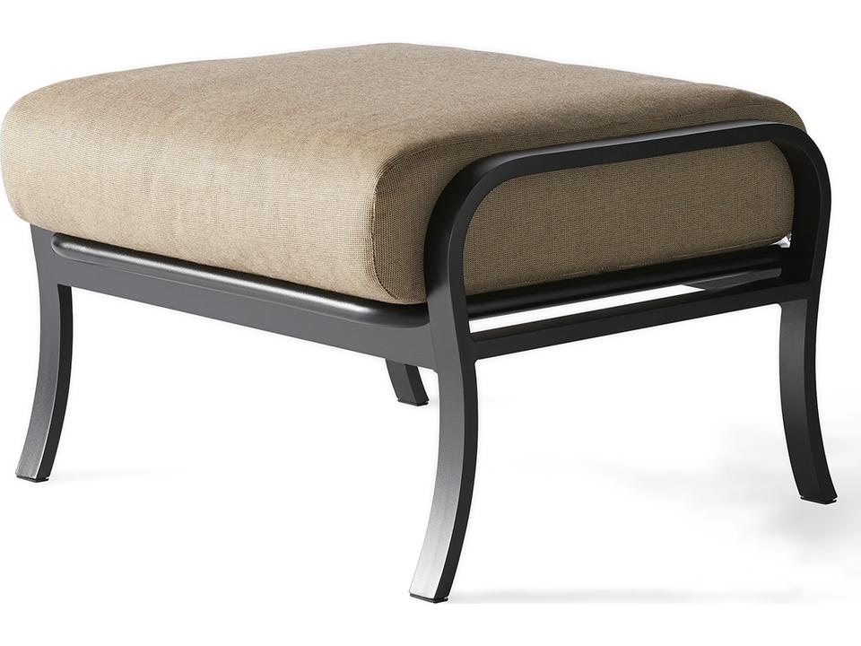 Albany Aluminum Cushion Outdoor Ottoman