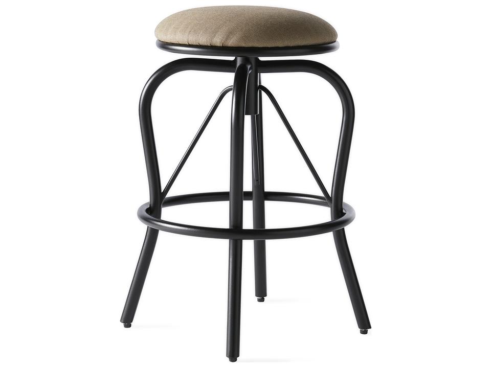 M Series Backless Swivel Cushion Bar Stool