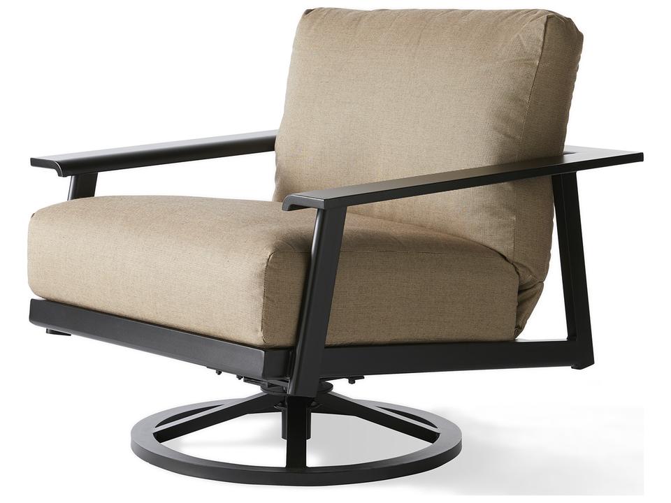 Dakoda Cushion Aluminum Swivel Rocking Lounge Chair